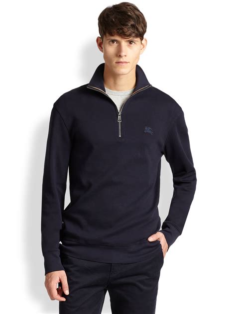 burberry pullover|Burberry half zip pullover.